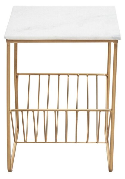 Pomoćni stol s mramornom pločom 40x40 cm Mandoli – Premier Housewares