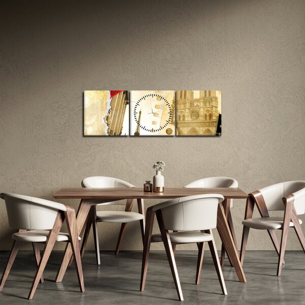 Slika - Spomini na Pariz (sa satom) (90x30 cm)