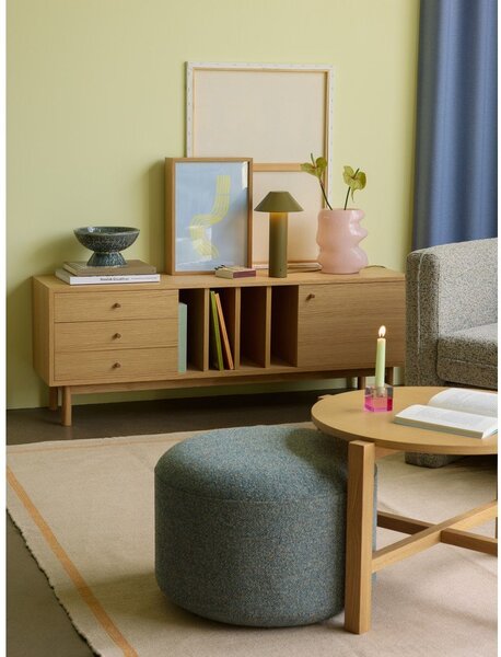 Komoda u dekoru hrasta u prirodnoj boji 140x50x37 cm Nobby – Hübsch