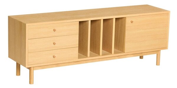 Komoda u dekoru hrasta u prirodnoj boji 140x50x37 cm Nobby – Hübsch