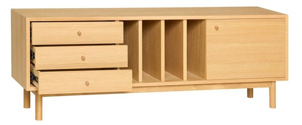 Komoda u dekoru hrasta u prirodnoj boji 140x50x37 cm Nobby – Hübsch