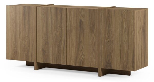 Komoda u dekoru hrasta u prirodnoj boji 180x79x40 cm Volia – Marckeric