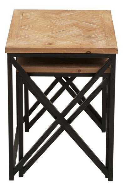 Pomoćni stolići u setu 2 kom od masivne jele 38x51 cm Kickford – Premier Housewares