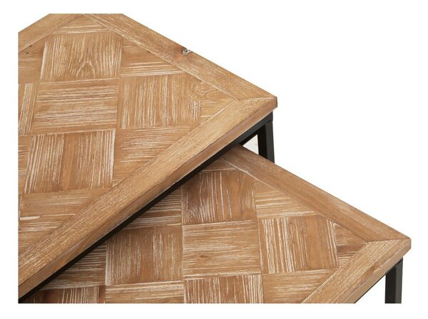 Pomoćni stolići u setu 2 kom od masivne jele 38x51 cm Kickford – Premier Housewares