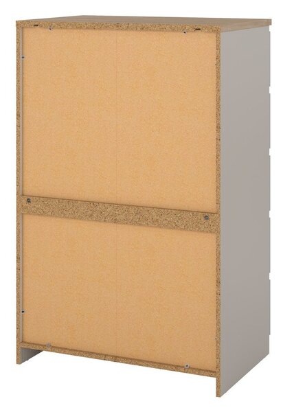 Krem komoda 77x121x50 cm Naia – Tvilum