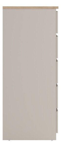 Krem komoda 77x121x50 cm Naia – Tvilum