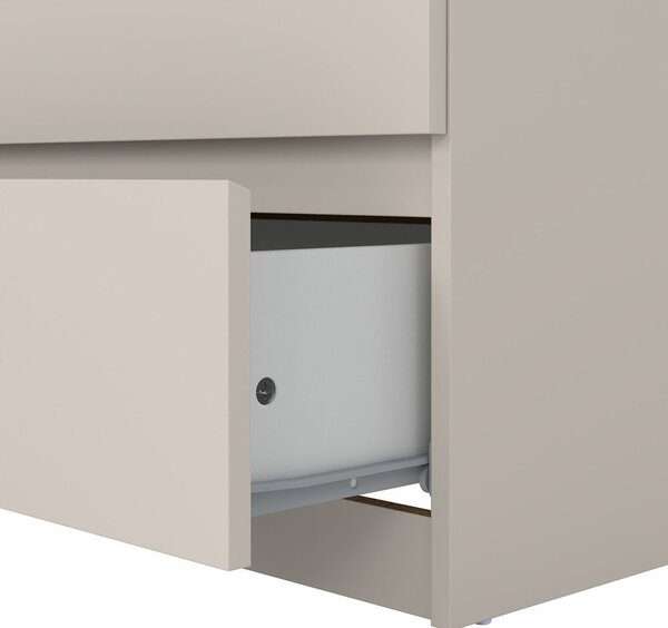 Krem komoda 77x121x50 cm Naia – Tvilum