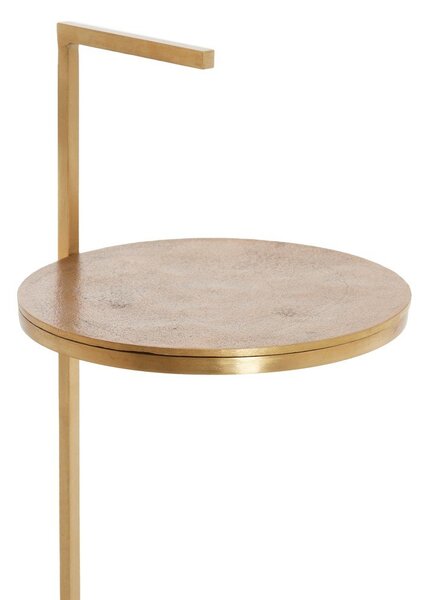 Okrugao pomoćni stol s mramornom pločom ø 26 cm Leda – Light & Living
