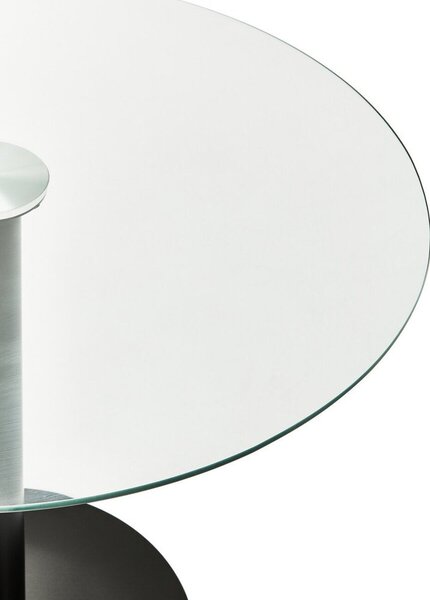 Okrugao blagovaonski stol sa staklenom pločom stola ø 90 cm Metropolitan – Premier Housewares