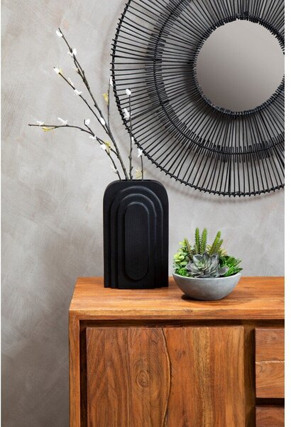 Komoda od masivnog bagrema u tamnoj prirodnoj boji 92x82x40 cm Simla – Premier Housewares