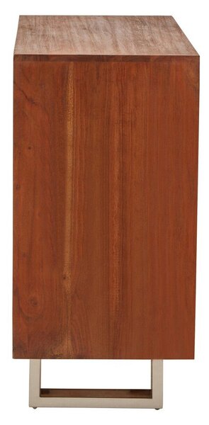 Komoda od masivnog bagrema u tamnoj prirodnoj boji 92x82x40 cm Simla – Premier Housewares