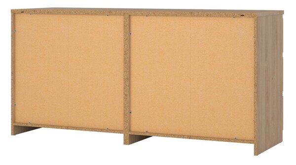 Komoda u dekoru hrasta u prirodnoj boji 154x76x50 cm Naia – Tvilum