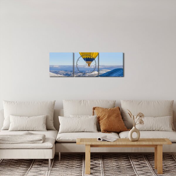 Slika - Let nad zimsko pokrajino (sa satom) (90x30 cm)