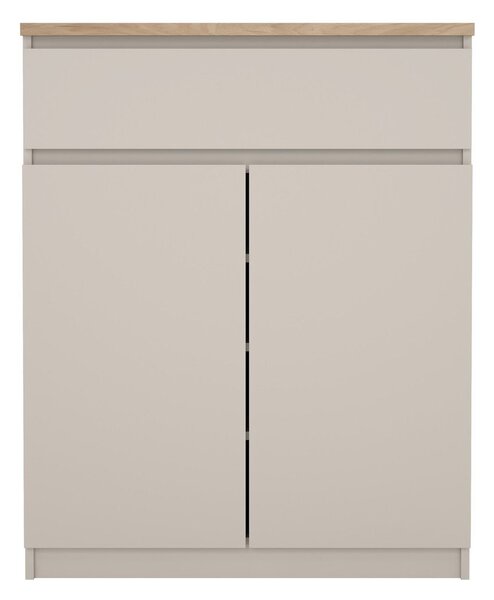 Krem komoda 80x100x40 cm Naia – Tvilum