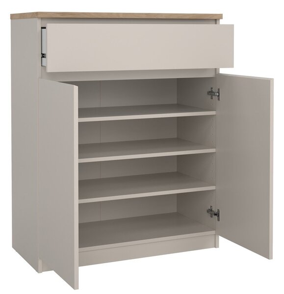Krem komoda 80x100x40 cm Naia – Tvilum