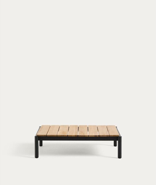 Vrtni stolić za kavu od masivne tikovine 89x91 cm Sorells – Kave Home
