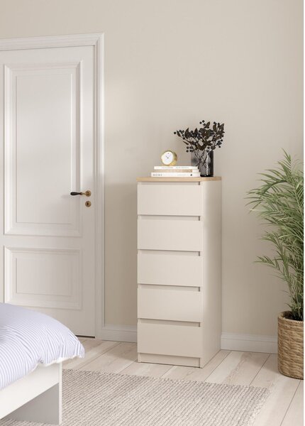 Krem komoda 40x111x50 cm Naia – Tvilum