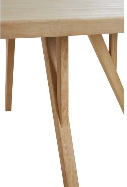Okrugao blagovaonski stol od masivnog manga ø 120 cm Quenza – Light & Living