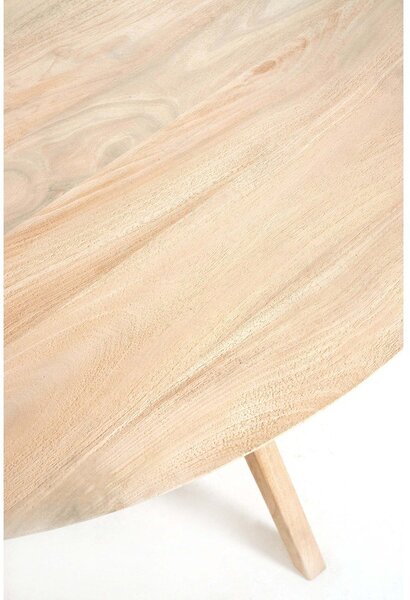 Okrugao blagovaonski stol od masivnog manga ø 120 cm Quenza – Light & Living
