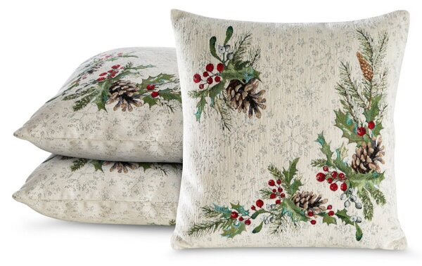 Krem božićna jastučnica s uzorkom Šírka: 45 cm | Dĺžka: 45 cm