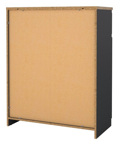 Tamno siva komoda 80x100x40 cm Naia – Tvilum