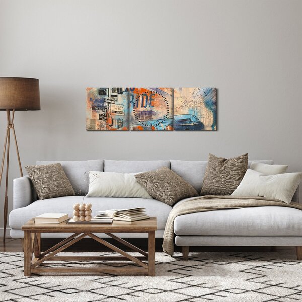 Slika - Rojen za jahanje (sa satom) (90x30 cm)