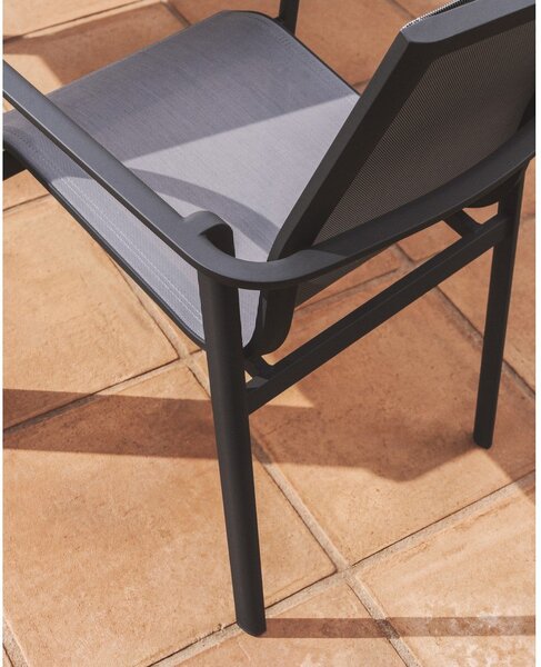 Siva vrtna stolica Canea – Kave Home
