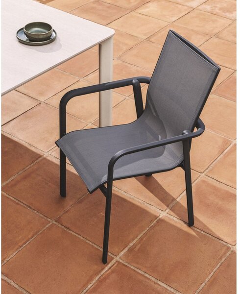 Siva vrtna stolica Canea – Kave Home