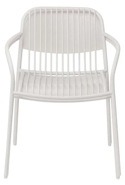 Siva metalna vrtna stolica Yua Wire – Blomus