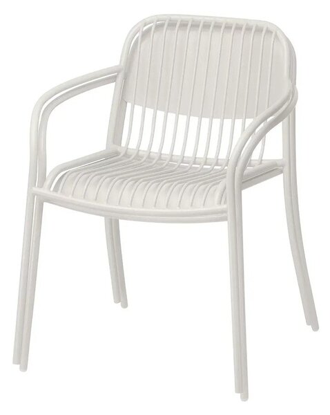 Siva metalna vrtna stolica Yua Wire – Blomus
