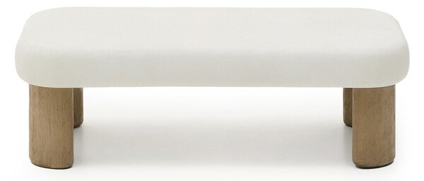 Vrtni stolić za kavu s betonskom pločom stola 70x140 cm Labra – Kave Home