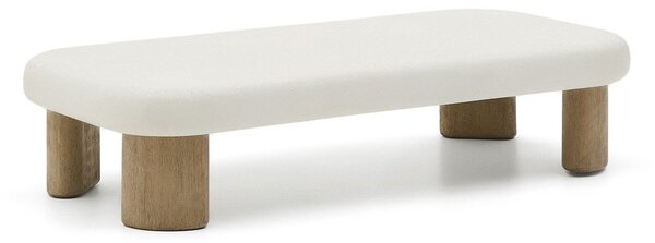 Vrtni stolić za kavu s betonskom pločom stola 70x140 cm Labra – Kave Home