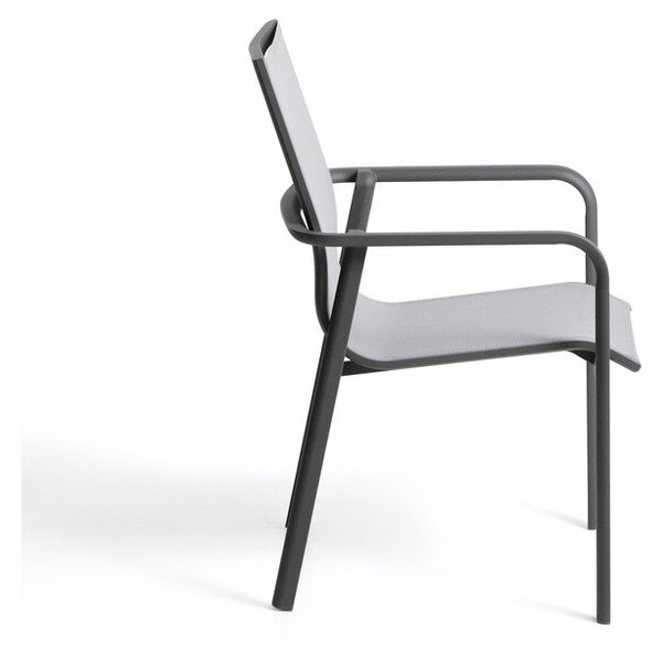 Siva vrtna stolica Canea – Kave Home