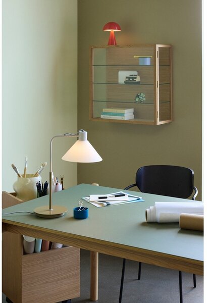 Viseća vitrina u dekoru hrasta u prirodnoj boji 60x60x27 cm Poetic – Hübsch