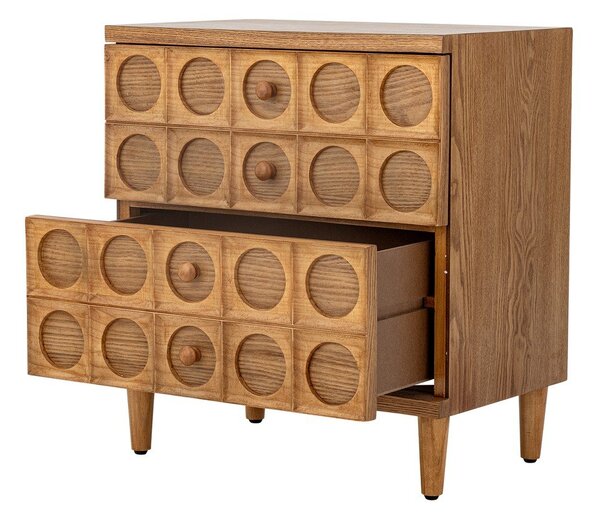 Komoda u dekoru jelke u prirodnoj boji 56x61x35 cm Vester – Bloomingville