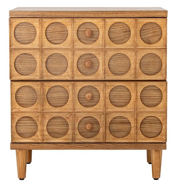 Komoda u dekoru jelke u prirodnoj boji 56x61x35 cm Vester – Bloomingville