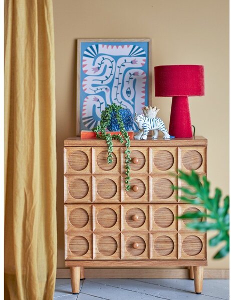 Komoda u dekoru jelke u prirodnoj boji 56x61x35 cm Vester – Bloomingville