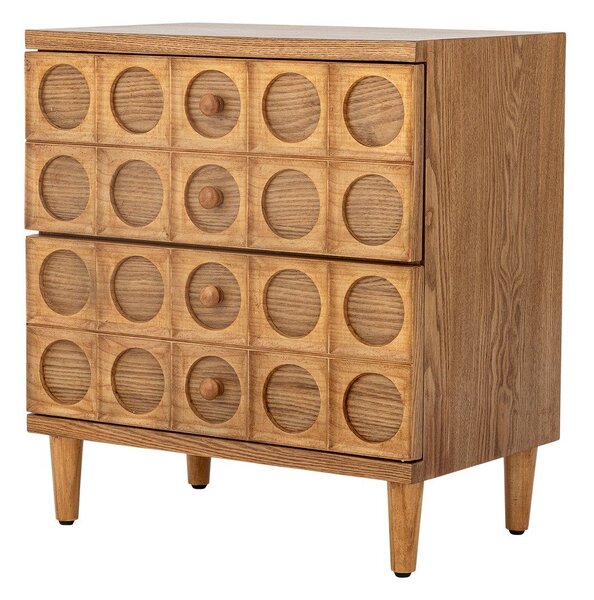 Komoda u dekoru jelke u prirodnoj boji 56x61x35 cm Vester – Bloomingville