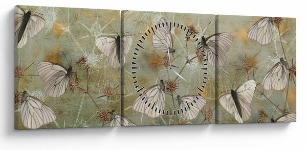 Slika - Vintage metulji (sa satom) (90x30 cm)