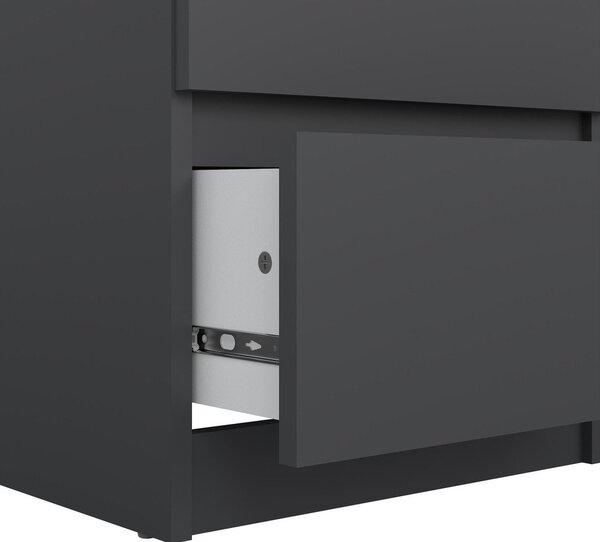 Tamno siva komoda 40x111x50 cm Naia – Tvilum