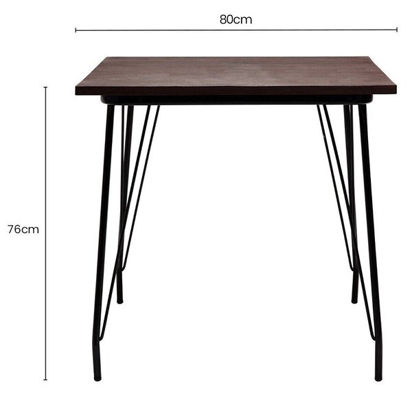 Blagovaonski stol od čvrstog brijesta ø 80 cm District – Premier Housewares