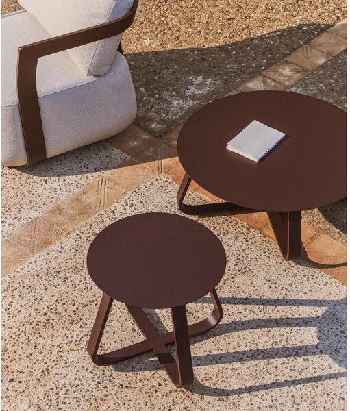 Metalni okrugao vrtni stolić ø 48 cm Tamaris – Kave Home