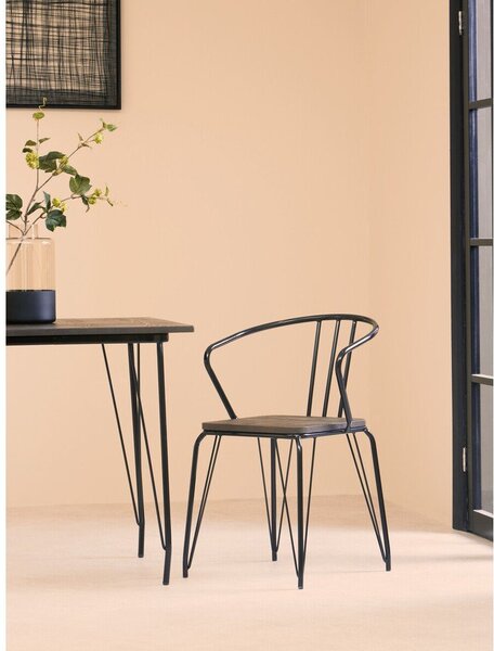 Blagovaonski stol od čvrstog brijesta ø 80 cm District – Premier Housewares