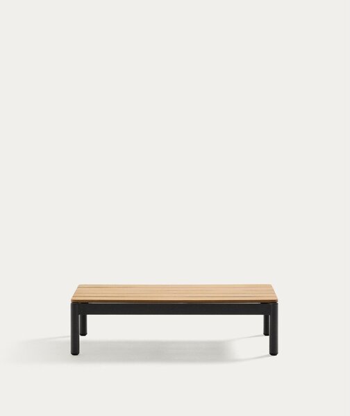 Vrtni stolić za kavu od masivne tikovine 57x91 cm Sorells – Kave Home