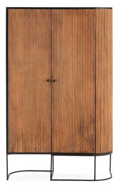 Komoda od masivnog manga u prirodnoj boji 100x165x40 cm Curve – MOME