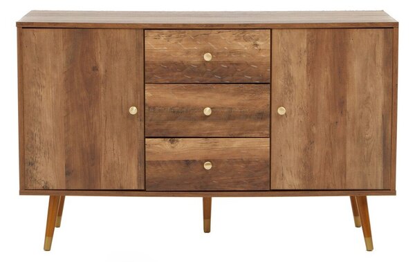 Komoda u tamnoj prirodnoj boji 114x70x39 cm Frida – Premier Housewares