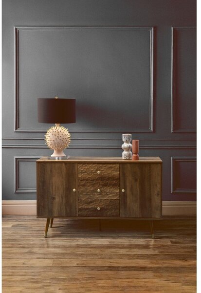 Komoda u tamnoj prirodnoj boji 114x70x39 cm Frida – Premier Housewares