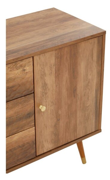 Komoda u tamnoj prirodnoj boji 114x70x39 cm Frida – Premier Housewares