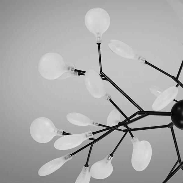 Viseća lampa 27 Crno bijela APP590-CP