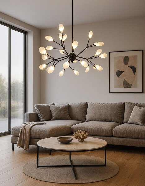 Viseća lampa 27 Crno bijela APP590-CP